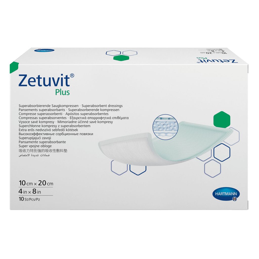 фото упаковки Zetuvit Plus Повязка суперабсорбирующая