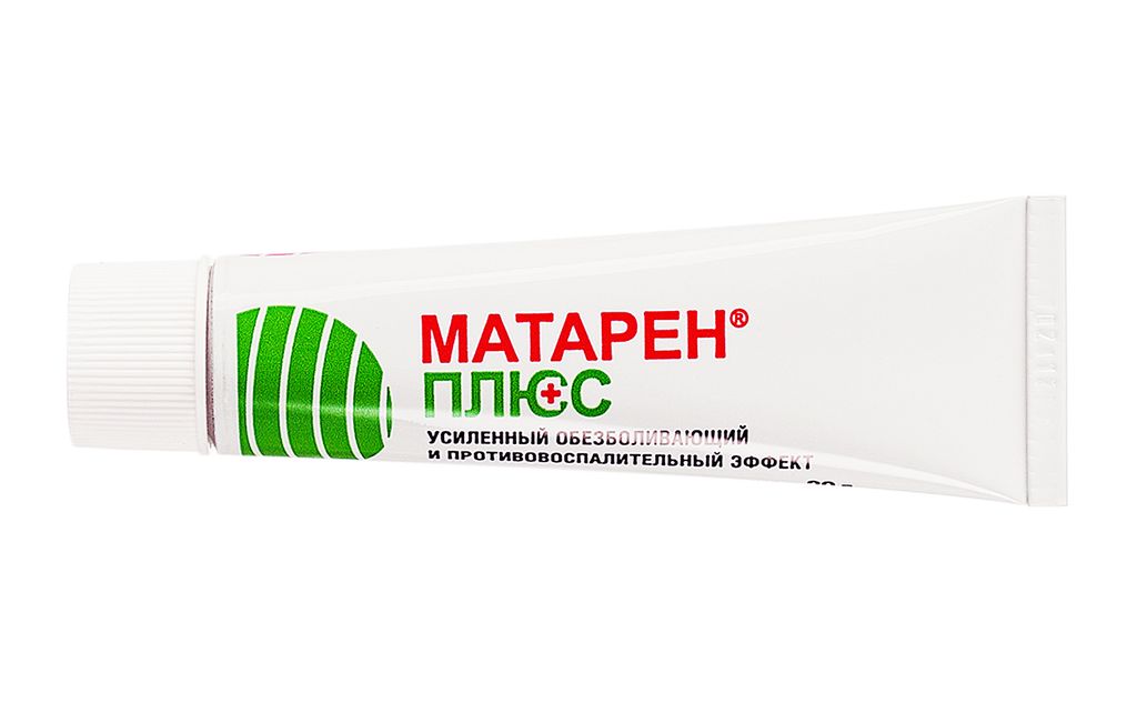 Матарен плюс, крем для наружного применения, 30 г, 1 шт.