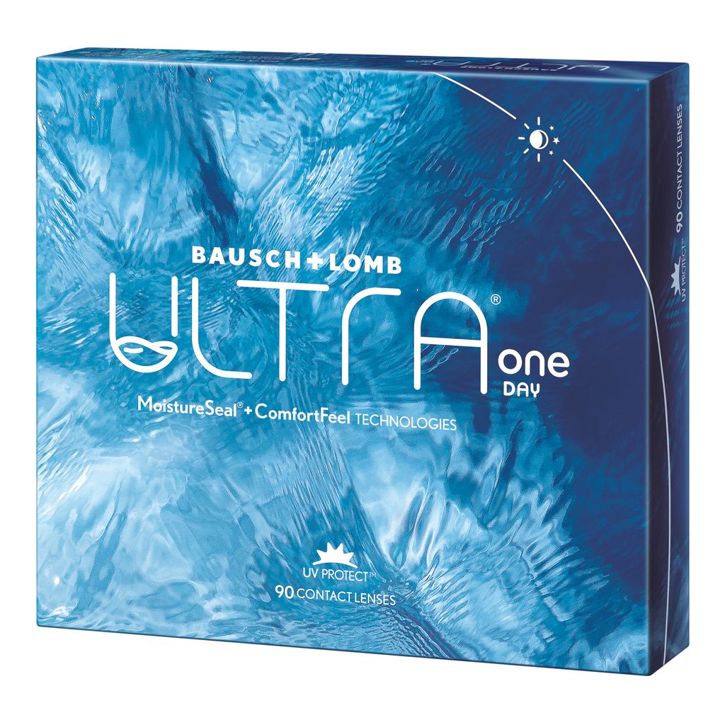 Ultra One Day Мягкие контактные линзы, -1.00, 8.6, 90 шт.