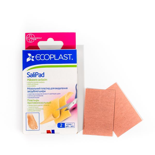 Ecoplast SaliPad Пластырь противомозольный, 40х60 мм, пластырь, 2 шт.