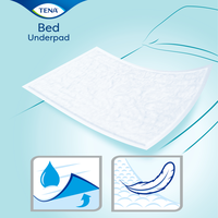 Пеленки впитывающие (простыни) TENA Bed Underpad, 90 смx60 см, Normal (2 капли), 5 шт.