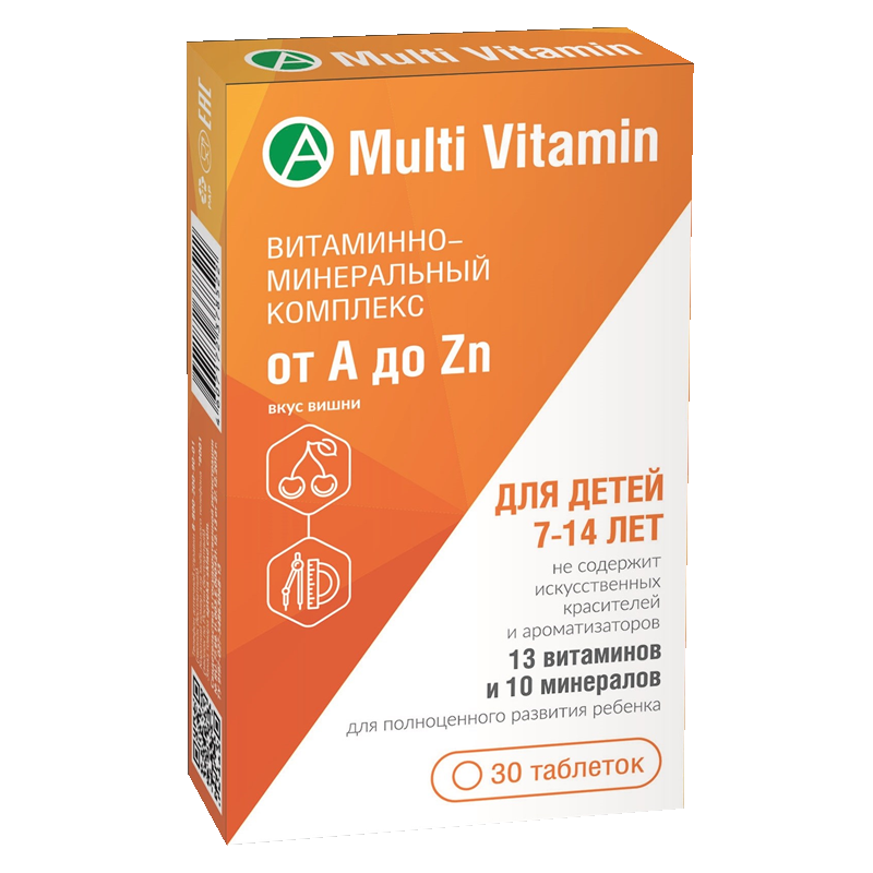 фото упаковки Multi Vitamin Комплекс от А до Zn для детей