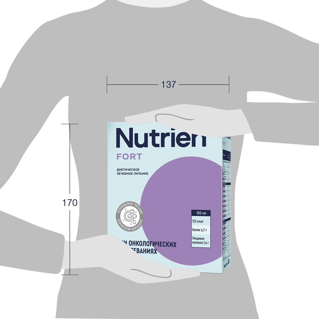 Nutrien Fort, смесь сухая, нейтральный, 350 г, 1 шт.