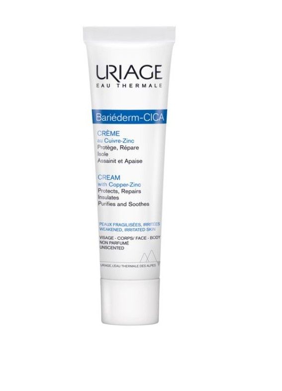 фото упаковки Uriage Bariederm Cica-Cream Крем восстанавливающий с Cu-Zn