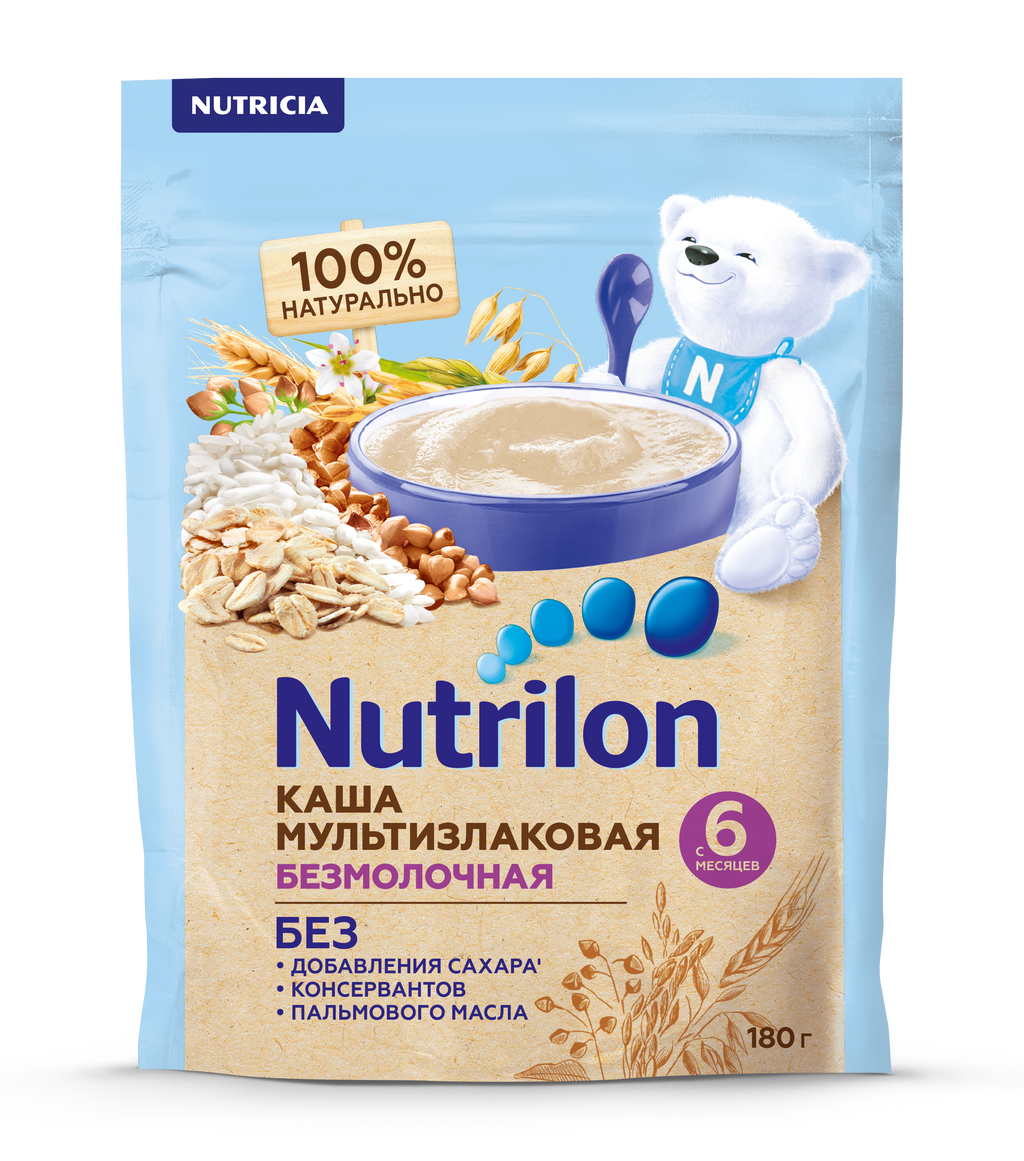 фото упаковки Nutrilon Безмолочная мультизлаковая каша