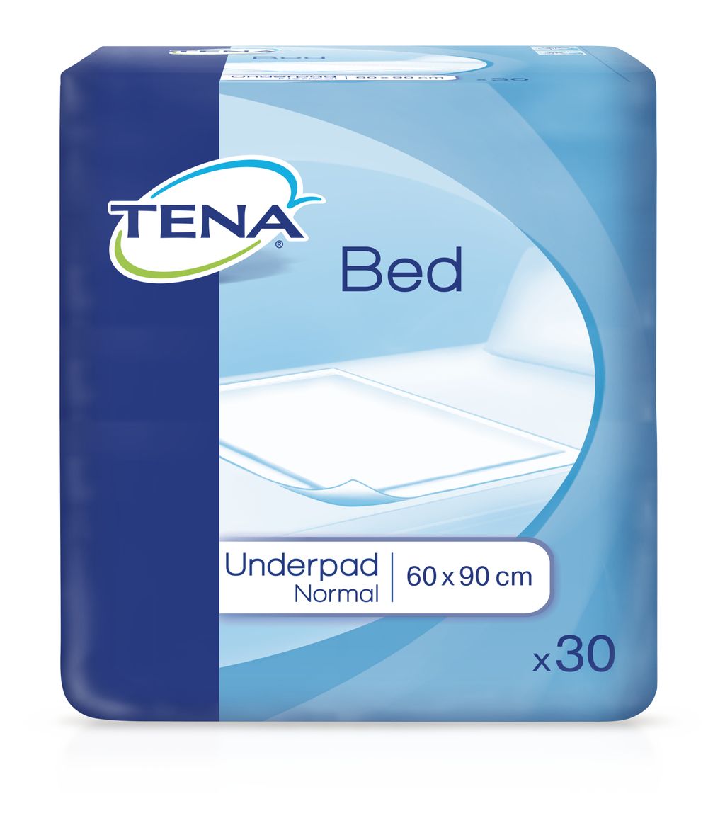 Пеленки впитывающие (простыни) TENA Bed Underpad, 90 смx60 см, Normal, 30 шт.