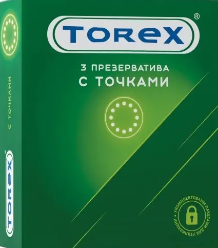 фото упаковки Torex презервативы с точками