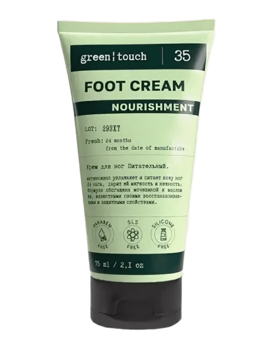 фото упаковки Green touch Крем для ног Питательный