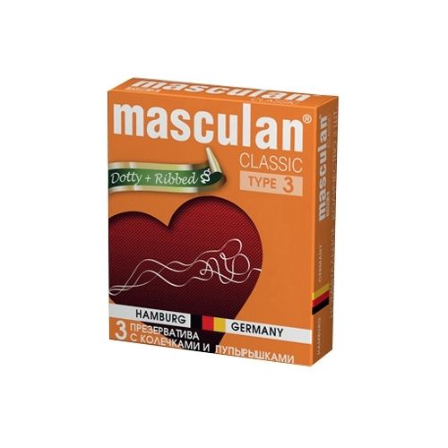 фото упаковки Презервативы Masculan Classic 3