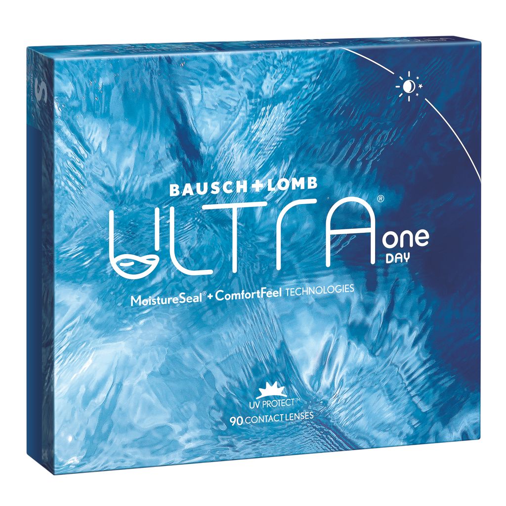 Ultra One Day Мягкие контактные линзы, -1.00, 8.6, 90 шт.