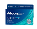 Alcon Air Optix aqua контактные линзы плановой замены, BC=8.6 d=14.2, D(-3.00), 6 шт.