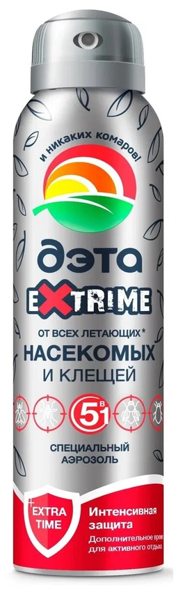 Дэта Extrime Аэрозоль от всех летающих насекомых и клещей