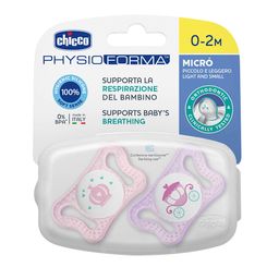 Chicco Physio Micro Пустышка силиконовая ортодонтическая