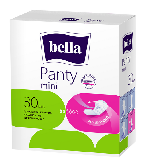 Bella panty mini прокладки ежедневные, прокладки гигиенические, 30 шт.