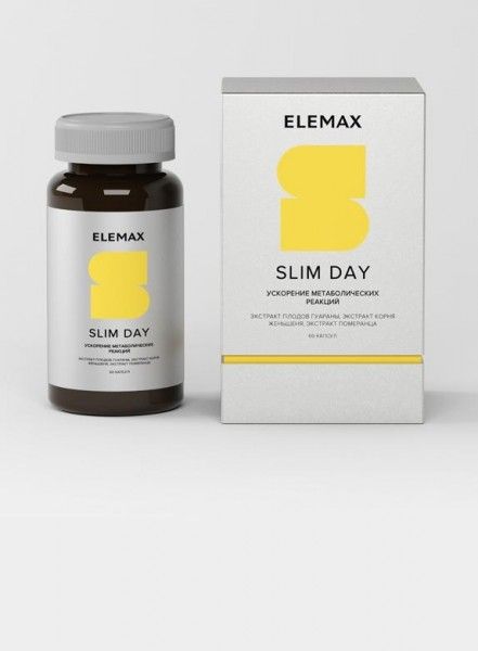 Elemax Slim Day, 400 мг, капсулы, 60 шт.