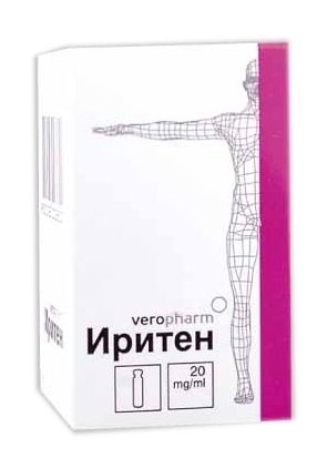 Иритен, 20 мг/мл, концентрат для приготовления раствора для инфузий, 15 мл, 1 шт.