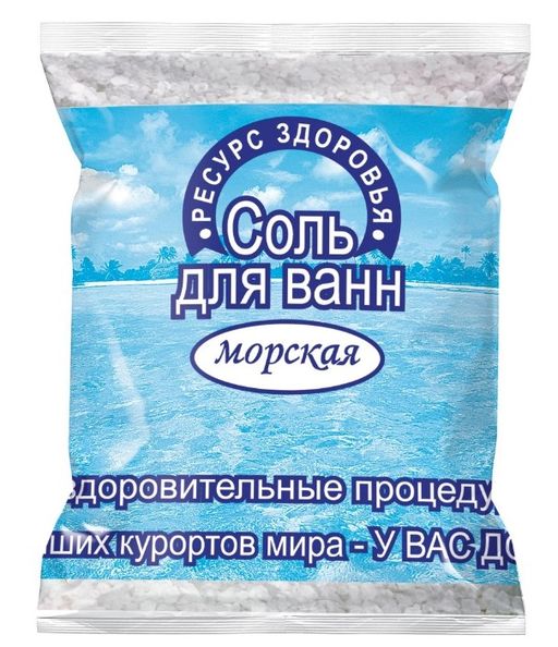 Ресурс здоровья Соль для ванн морская, 1 кг, 1 шт.