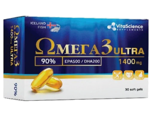 Vitascience Омега-3 60% Максимум, капсулы, 30 шт.
