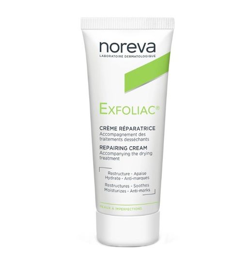 Noreva Exfoliac Восстанавливающий увлажняющий крем, крем для лица, 40 мл, 1 шт.