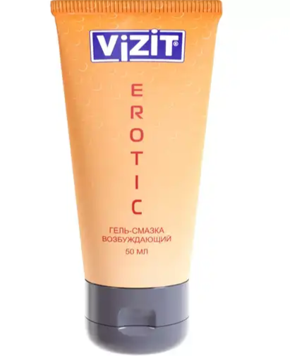 Гель-смазка Vizit Erotic, гель, возбуждающий, 50 мл, 1 шт.