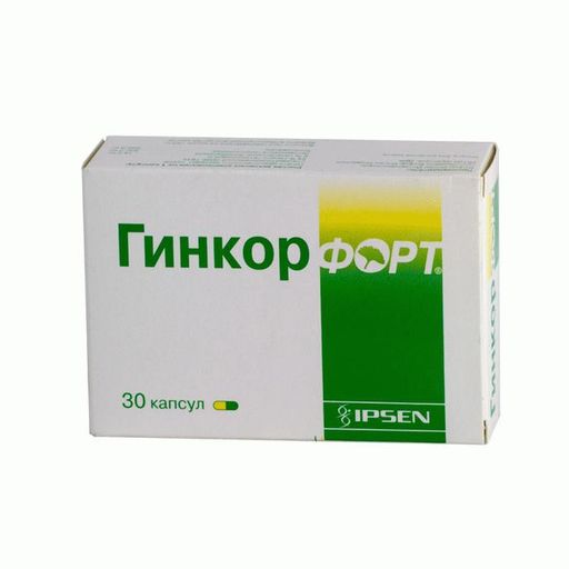 Гинкор форт, капсулы, 30 шт.